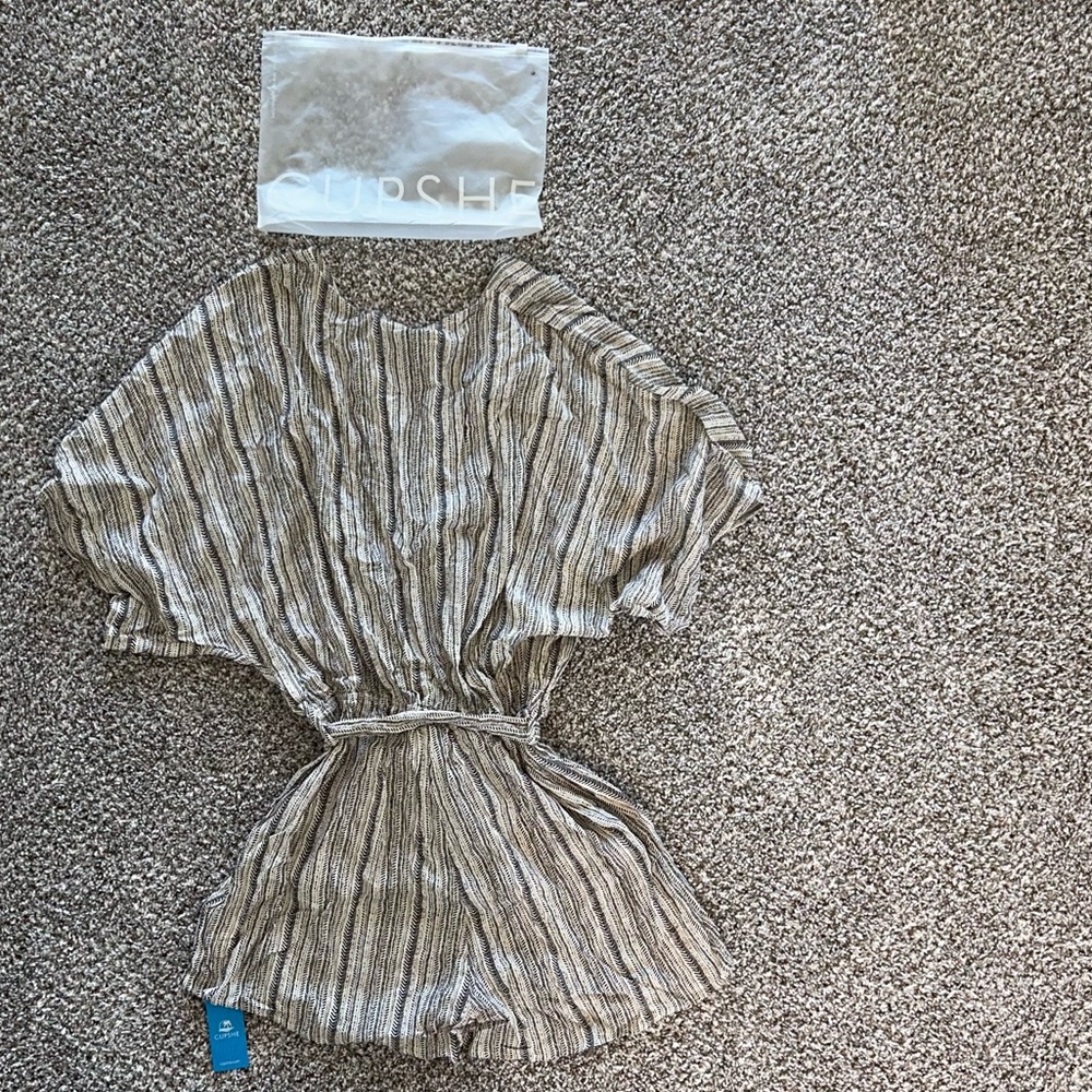 Cupshe Striped Jumpsuit in Black and White - Picture 4 of 4